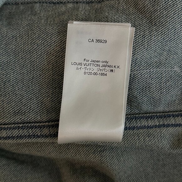 Louis Vuitton Blue Monogram Workwear Denim Shirt - Picture 8 of 8